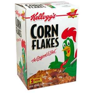  Kelloggs Corn Flakes Cereal 43.0 Total Ounce Two Bag 