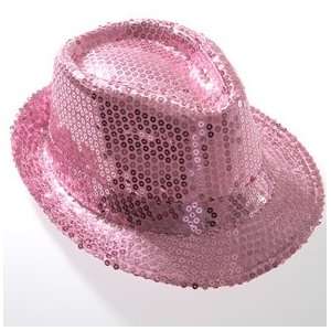  Pink Sequin Fedora: Toys & Games