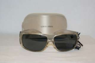 New Giorgio Armani Beige Sunglasses Mod. 508 & Case  