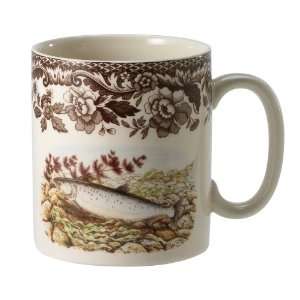 Spode Woodland Salmon Mug