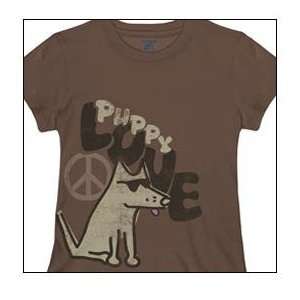   Puppy Love T Shirt for Women   Chocolate   X Large: Everything Else