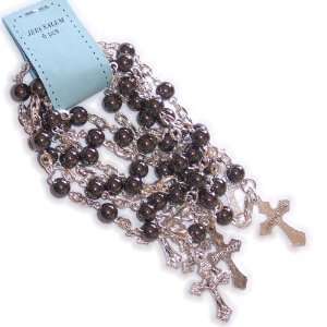  Six ( 6 ) Round Hematite Beads chaplets 10 beads Rosaries 