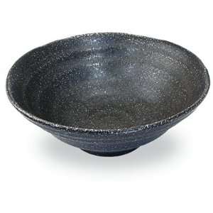  Ceramic Bowl   Dark Brown with Speckles