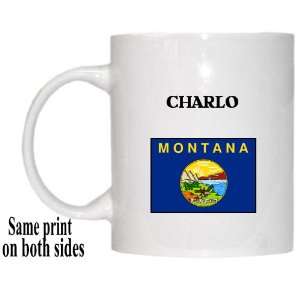  US State Flag   CHARLO, Montana (MT) Mug 