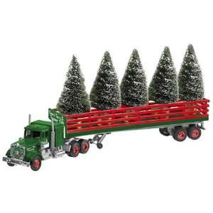    6 37813 Christmas Green Tractor/Trailer w/Trees: Toys & Games