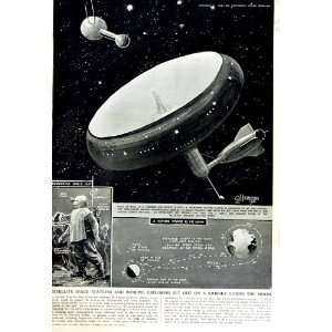 1951 SATELLITE SPACE STATIONS ASTRONOMY EARTH SPACE