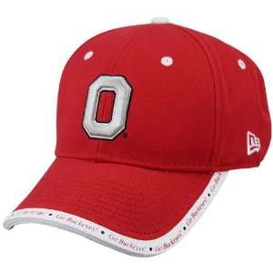   : New Era Ohio State Buckeyes Scarlet Rogan II Hat: Sports & Outdoors