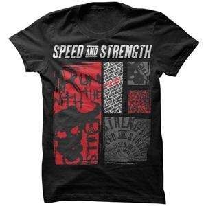  Speed and Strength Run with the Bulls T Shirt   Large 