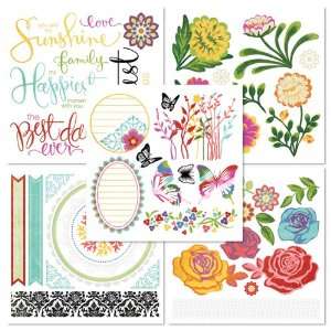     Indie Bloom Collection   Rub On Book Arts, Crafts & Sewing