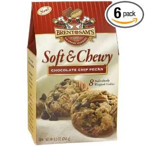 Brent & Sams Chocolate Chip Pecan Soft & Chewy Cookies, 8.6 Ounce 