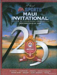 2008 EA SPORTS Maui Invitational Program*Notre Dame  