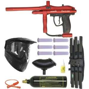  2007 Spyder Sonix Pro Paintball Gun Mega Set   Red 