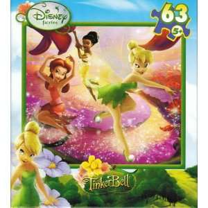  Disney Fairies TinkerBell Buttercup Canyon 63 Piece Puzzle 