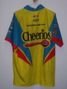 KYLE PETTY Signed Cheerios Crew Shirt Jersey Autograph  