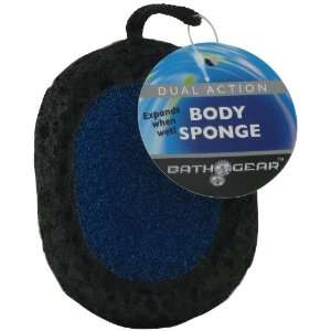  Bath Gear Dual Action Sponge, 1.5 Ounce Beauty