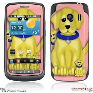  LG Vortex Skin   Puppy Dogs on Pink by WraptorSkinz 