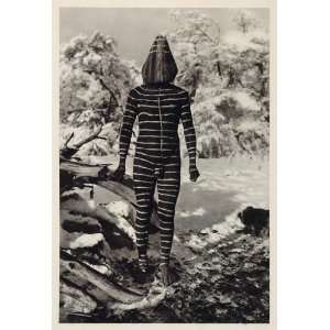 1931 Ghost Selk nam Onas Tierra de Fuego Body Art Mask 