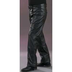  Mossi Mens Leather Pants 36 X 32 Black Automotive