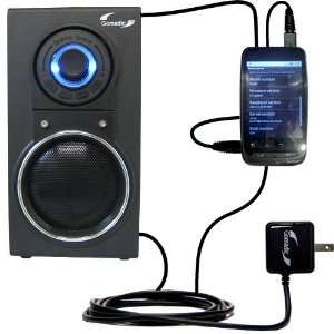   Speaker with Dual charger also charges the Motorola Ciena: Electronics