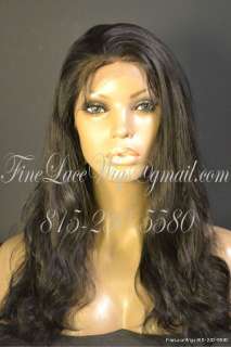 Indian Remy Full Lace Natural Wave Hair   Free Glueless Service 