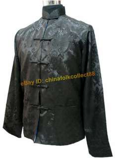 China Men Reversible Wear Kung Fu Jacket/Coat/Outerwear  