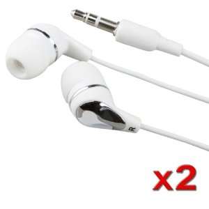 Premium Bundle of 2 Pack Stereo Headphones for Apple 