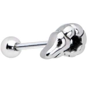  Stainless Steel Snake Barbell Tongue Ring: Jewelry