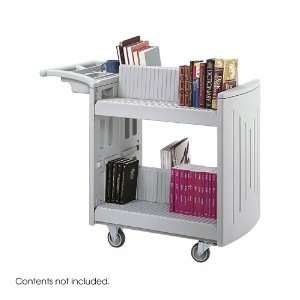  Safco 2 Shelf Molded Book Cart: Office Products