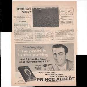  Prince Albert Smoking Tobacco Faron Young 1960 Vintage 