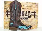 more options corral womens chocolate brown turquoise cowgirl boots $ 