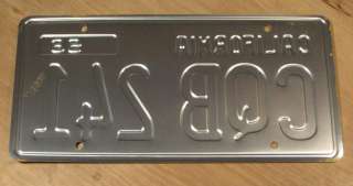 Christine 58 Plymouth Fury METAL Stamped License Plate  