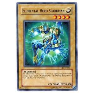  Yu Gi Oh Elemental Hero Sparkman DP1 EN004 Toys & Games