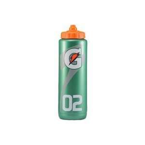   32 Ounce Plastic Sports Squeeze Bottle With Clear Plastic Strip