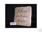 christian laser engraved ceramic tile sister friend returns not 