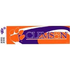  Clemson University Sticker Bumper Wave 24 Pack Case Pack 