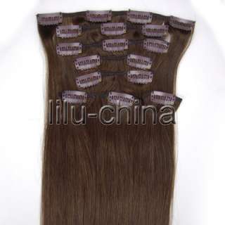 features length 20inch type cilp on qty 1 set 8pcs