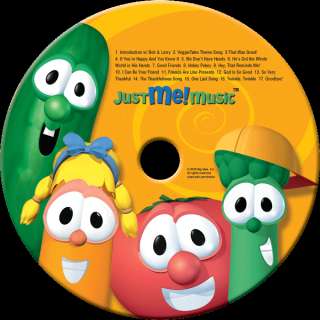   Music CDs where The VeggieTales speak and sing to them by name