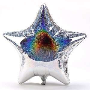  Silver Prismatic Star Foil Balloon: Everything Else
