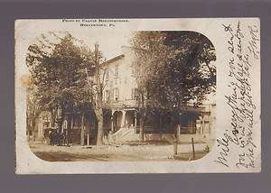 Pennsylvania Hotel Roadside Hellertown, Pennsylvania 1906 Photo  