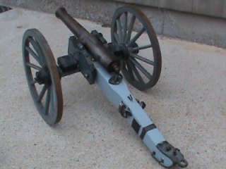 Vintage Civil War Mini Scale Cannon Overall length 29  
