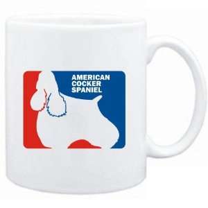  Mug White  American Cocker Spaniel Sports Logo  Dogs 