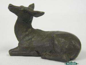 Siggy Puchta Signed Bronze Sculpture Of A Fawn, Canada  