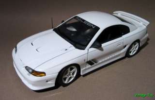 AutoArt 1998 Saleen S 351 Mustang   118 Ford diecast   White   Mint 