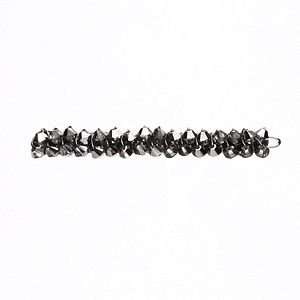  Colette Malouf Rock Candy Crystal Snap Clip, Hematite, 1 