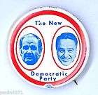 1972 scarce the new democratic party mcgovern shriver campaign button