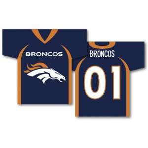   Broncos NFL Jersey Design 2 Sided 34 x 30 Banner 