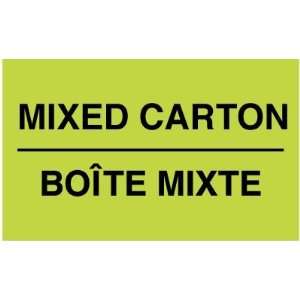  3 x 5 Bilingual English / French Labels   Mixed Carton 