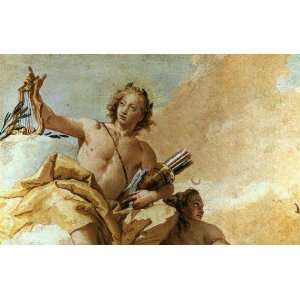   Battista Tiepolo   32 x 20 inches   Apollo and Diana