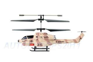 3CH MISSILE LAUNCHING RC Gyro Cobra HELICOPTER U809  