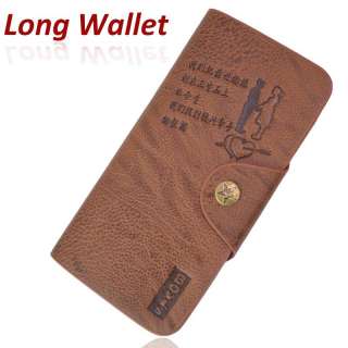 Fashion Mens Long Wallet ID Window Credit Card Bag Case Clutch Purse 